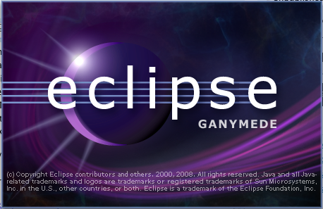 Eclipse Ganymede splash screen