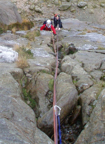 First pitch of Ordinary Route (Copyright Chris Burn 2008)