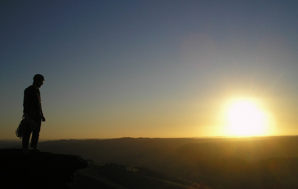Perfect climbing weather.