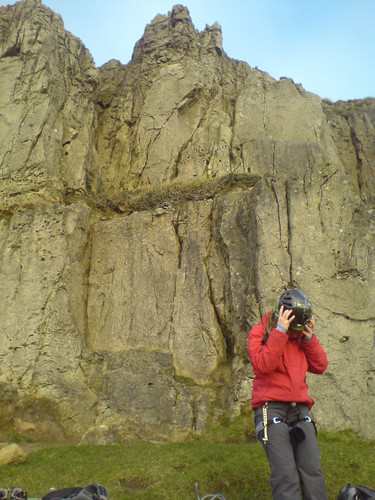 Heather below Little Gully and Adderley's Route.