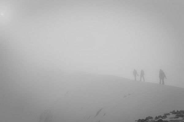 Towards the summit of Aonach Beag (Copyright Haydn Williams 2008)