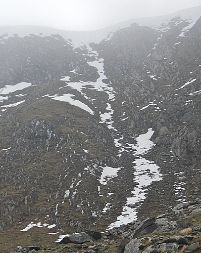 <strong>'Easy Route' in Cwm Cneifion looking not very wintery.</strong><br />Copyright Haydn Williams 2009.