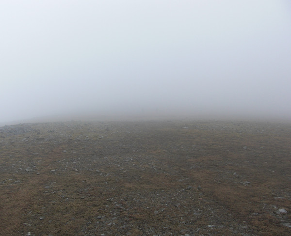 <strong>The boredom-inducing summit plateau.</strong><br />Copyright Haydn Williams 2009.