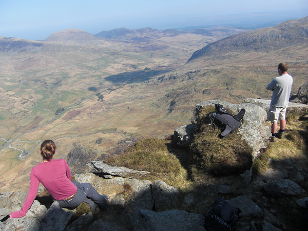 <strong>At the top of Nor' Nor' Buttress Variant.</strong><br />Copyright Haydn Williams 2009.