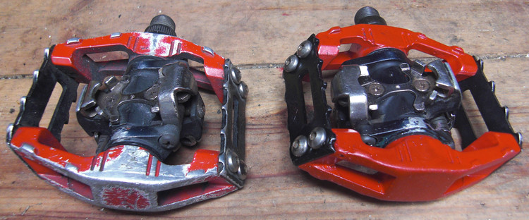 Shimano DX pedal overhaul. Copyright Haydn Williams 2009