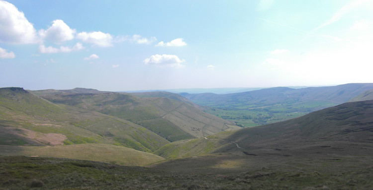 Most of the route - just follow the skyline. Copyright Haydn Williams 2010
