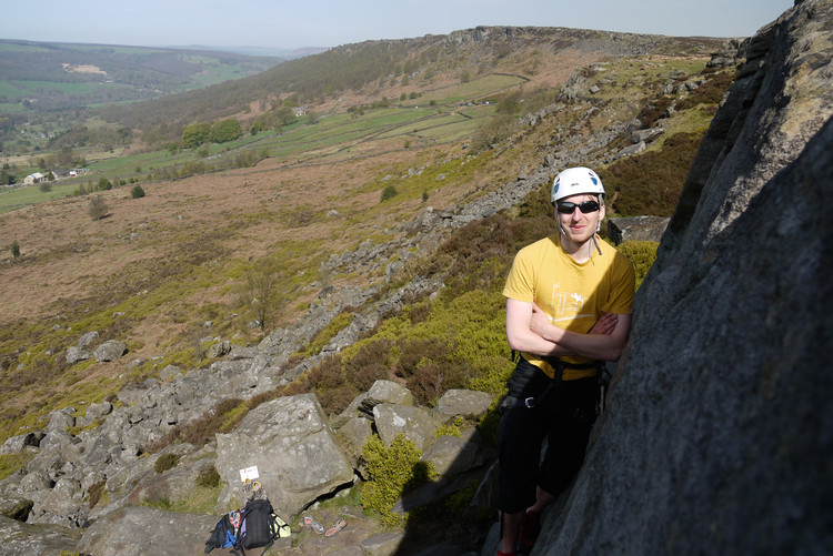 "Hang around on the ledge looking cool while I take photos." Ben does as instructed. Copyright Haydn Williams 2011