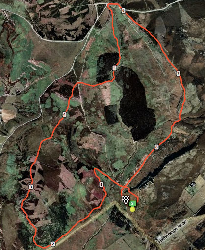 Burage Skyline 2011 route. Mapping Copyright Virtual Earth / Bing.