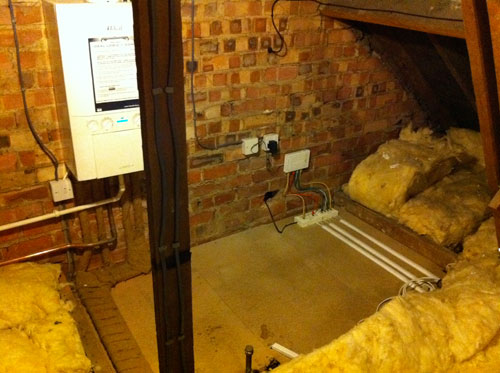 Location of the router and patch panel. Copyright Haydn Williams 2011