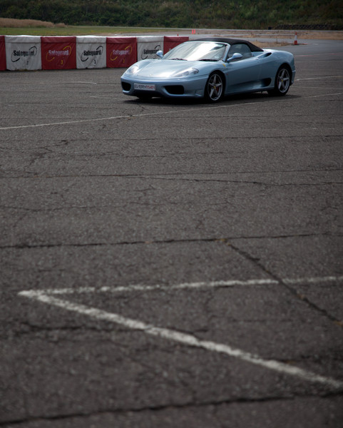 Ferrari 360 Spider (with Gareth inside). Copyright Haydn Williams 2011