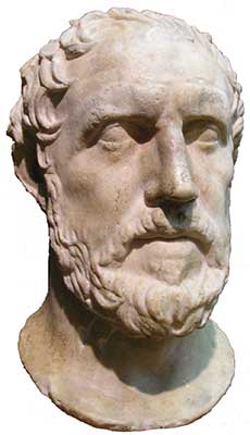 Bust. This isn't me, it's Thucydides (born 460 BC).