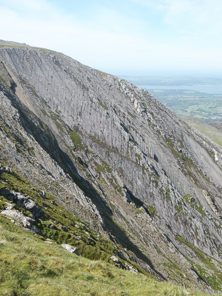 Atlantic Slab. Our route runs from bottom-right to top-left, following the right-hand side of the main slab.  © Haydn Williams 2014
