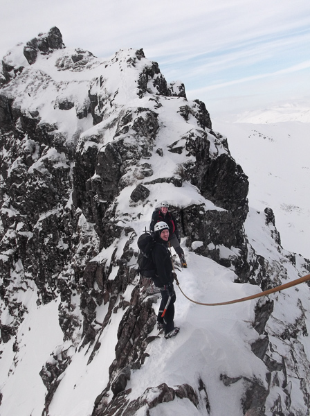 Proper ridge-ish now. © Scott Kirkhope 2015