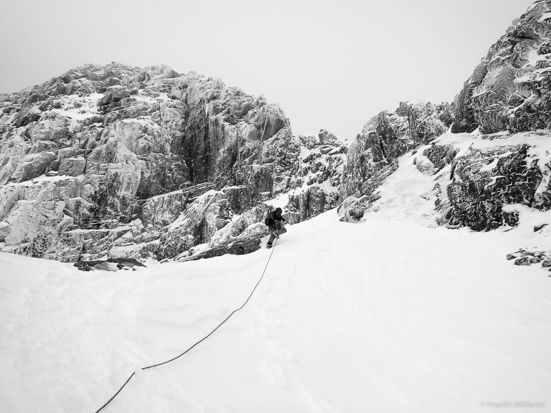 Scott sprinting up the hill. © Gary Mirams 2015