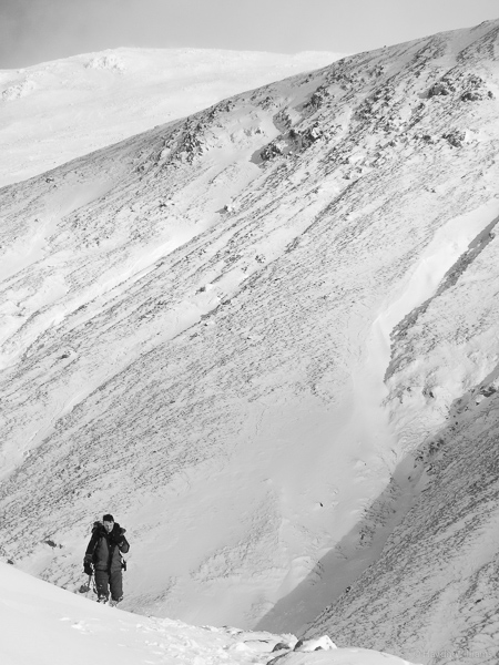 Gary nearing the end of the tortuous tourist track. © Haydn Williams 2015