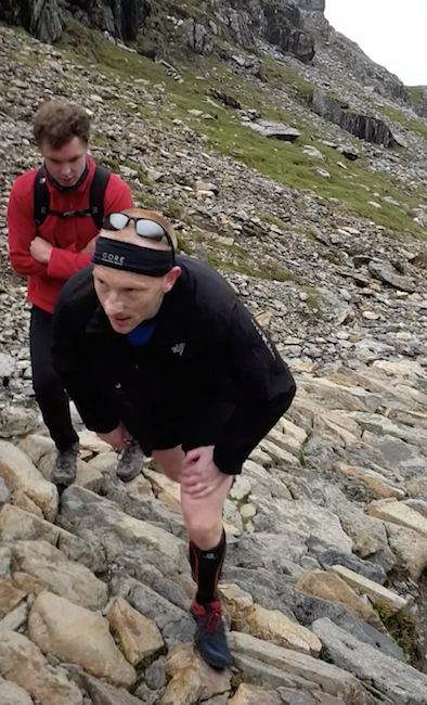 Knackered at the zig-zags. © Jono Sumner 2015