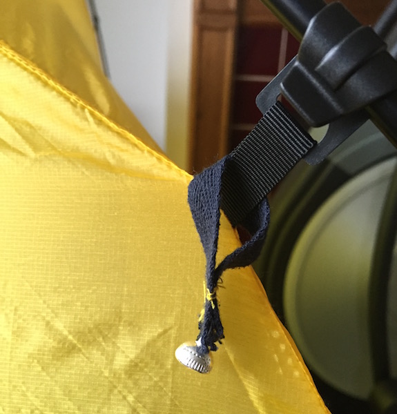 Right-hand side: magnet on tape through existing tape, ready to attach to door. © Haydn Williams 2016