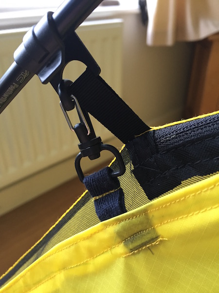 Left-hand side - clips to existing pole hook. © Haydn Williams 2016