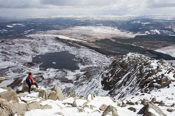 Llyn y Foel from Daear Ddu