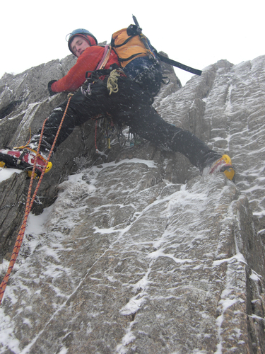 <strong>Fun ground on Cneifion Arete.</strong><br />Copyright Haydn Williams 2009.