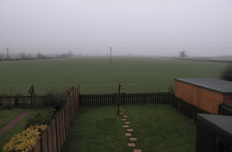 Beats looking at the back of student housing.