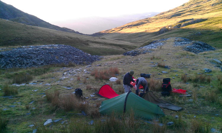 Packing up on Sunday morning. © Gareth Williams 2013
