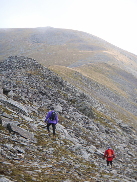The slog up to Carnedd Llewelyn. © Haydn Williams 2014
