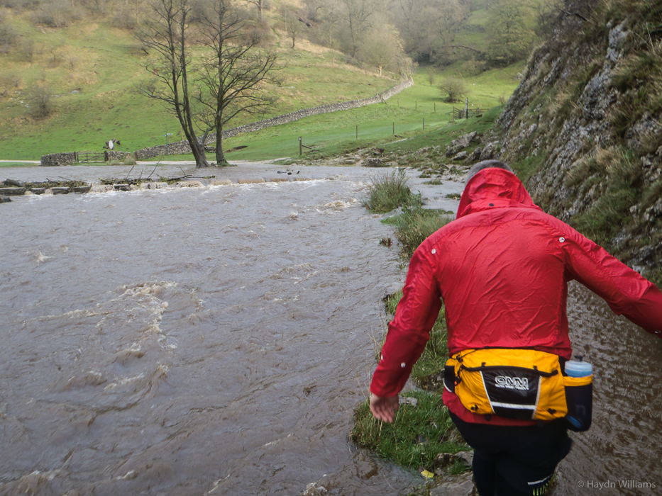 Even the alternative route was flooded. © Haydn Williams 2015