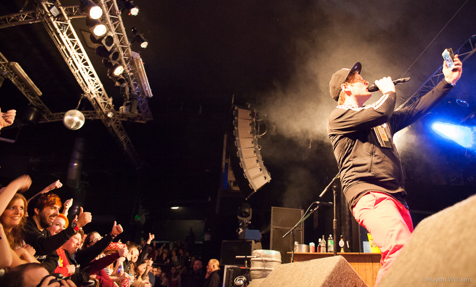MC Lars - Rock City, Feb 2016. © Haydn Williams 2016