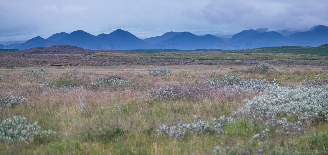 The view from Gullfoss towards Langjökull. © Haydn Williams 2015