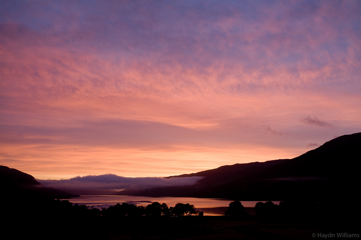 Sunrise over Loch Earn; my first ever MPS meet. © Haydn Williams 2008