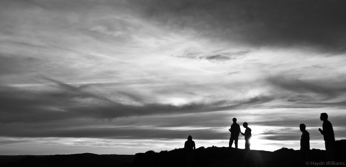 Curbar Edge evening. © Haydn Williams 2012