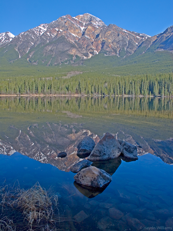 Pyramid Mountain & Pyramid Lake, Alberta. © Haydn Williams 2005